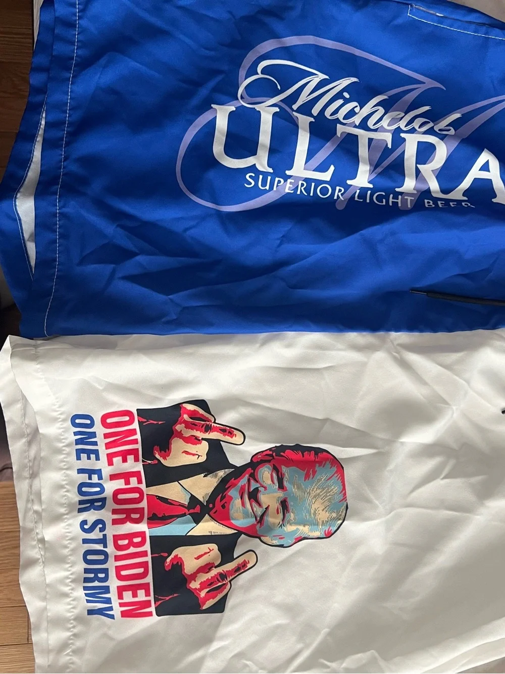 Michelob Ultra Two-Tone Athletic Shorts and shirt - fits like 2XL